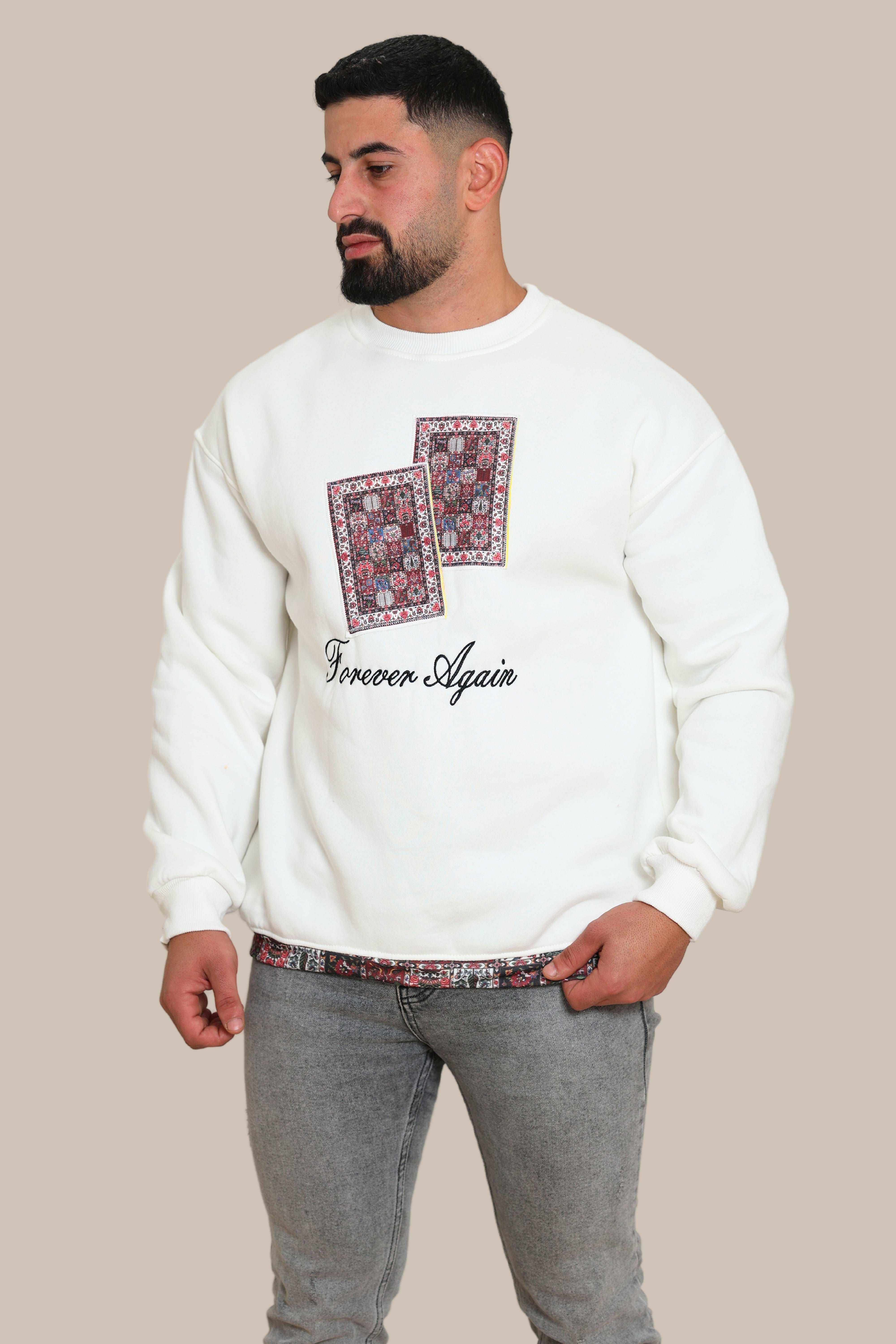 Forever Again Sweatshirt | White